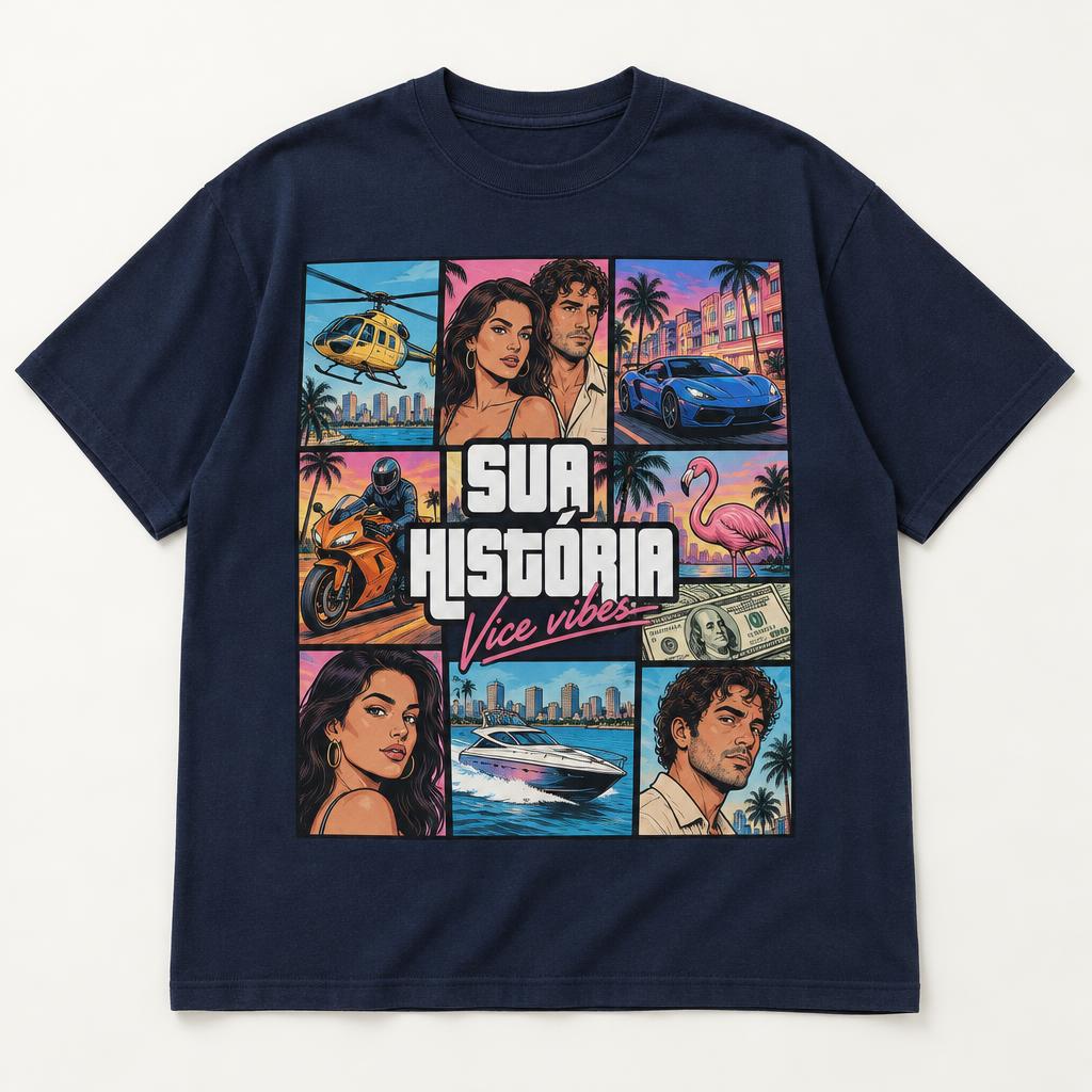 Inspiração ilustrativa: Avenida tropical